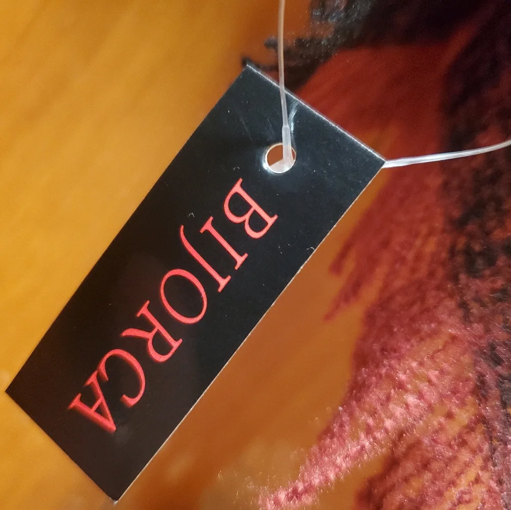 Bijorca Hoodie Poncho One Size NWT - Picture 3 of 5